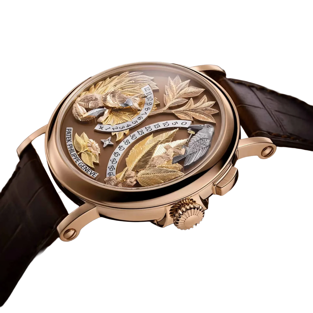 Complications 43mm 5249R-001 Hours And Minutes On Demand Automaton - The Crow and the Fox Rose Gold Matara
