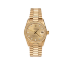 Presidential Rolex Datejust 68278 Fluted Bezel Watch 31mm Diamond Dial