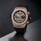 Big Bang Unico King Gold Pavé 44mm 421.OX.1180.RX.1704