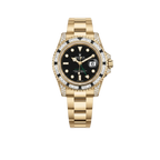 GMT Master II 18k Yellow Gold Diamond Black Sapphire 116758SANR