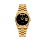 Day-Date 36mm 18248 18k Yellow Gold Presidential Bracelet Black Onyx Dial