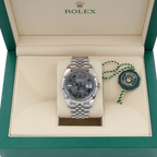 Datejust 41mm 126334 Wimbledon Stainless Steel Slate Dial Oyster