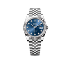 Datejust 36mm Steel & White Gold Blue Dial Diamonds m126334-0016
