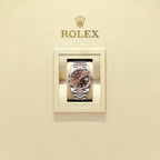 Datejust 41MM 126331 Chocolate Diamond Dial Fluted Bezel Two Tone Rose Gold Jubilee Bracelet