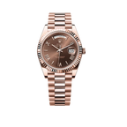 Day-Date 40mm 228235 Rose Gold Chocolate Roman Dial (2025)