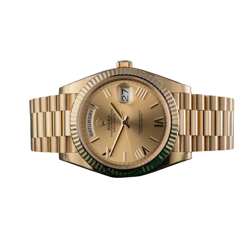 Day-Date 40mm Yellow Gold Champagne Roman Dial m228238-0006