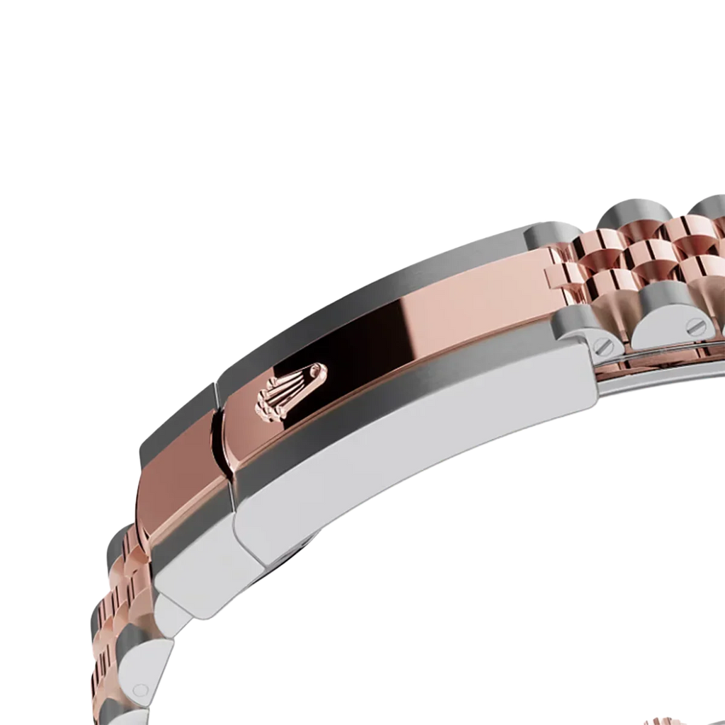 Datejust 41MM 126331 Chocolate Diamond Dial Fluted Bezel Two Tone Rose Gold Jubilee Bracelet