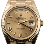 Day-Date 40mm Yellow Gold Champagne Roman Dial m228238-0006