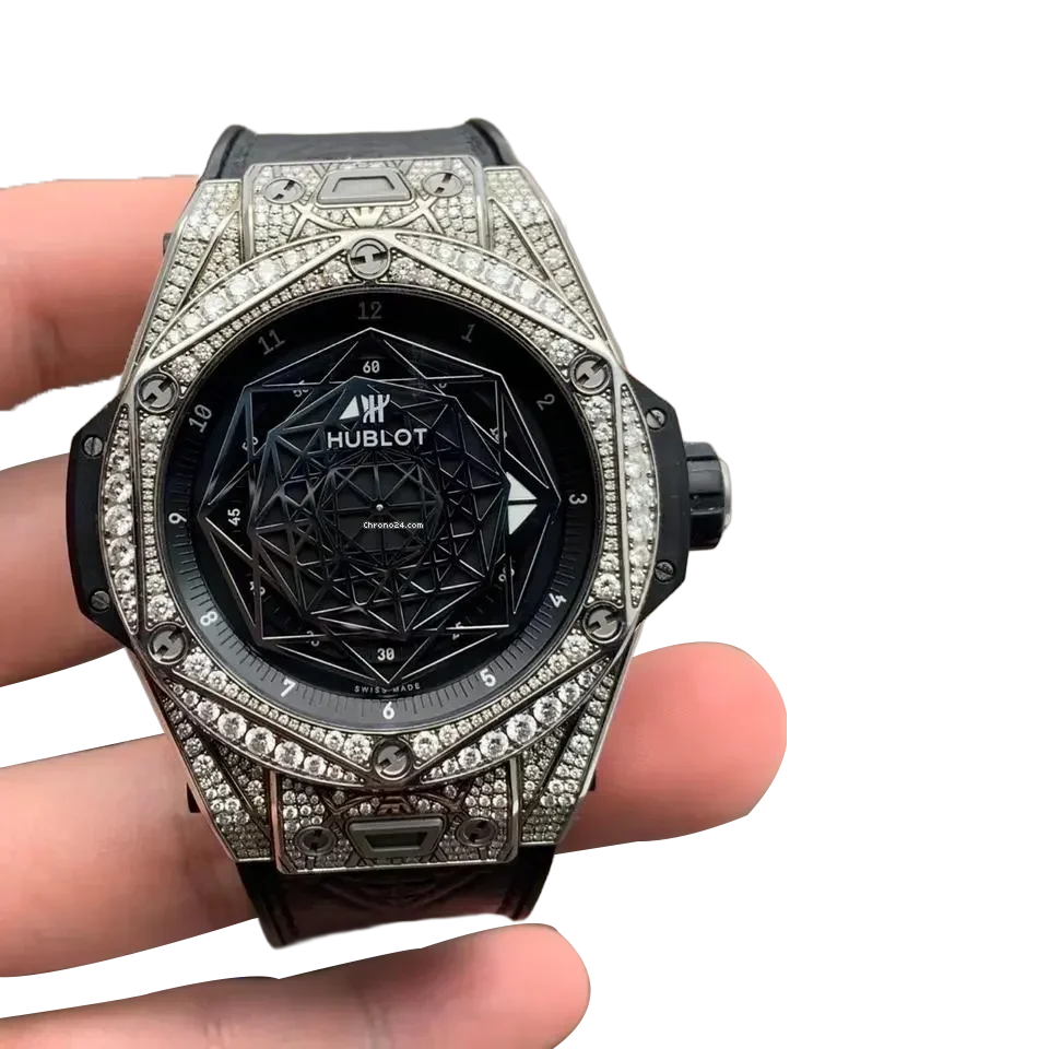 Big Bang Sang Bleu Diamond Titanium 45mm 415.NX.1112.VR.1704.MXM17