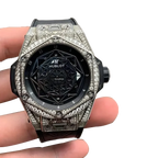 Big Bang Sang Bleu Diamond Titanium 45mm 415.NX.1112.VR.1704.MXM17