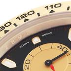 Daytona 40mm Black Dial Yellow Gold Mens Automatic Watch 116508