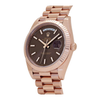 Day-Date 40mm 228235 Rose Gold Chocolate Roman Dial (2025)