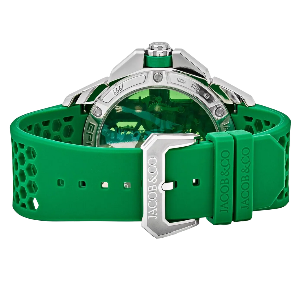 Epic X CR7 44mm Heart of CR7 Stainless Steel Green on Strap EX120.10.AD.AA.ABRUA