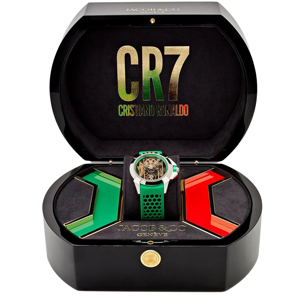 Epic X CR7 44mm Heart of CR7 Stainless Steel Green on Strap EX120.10.AD.AA.ABRUA