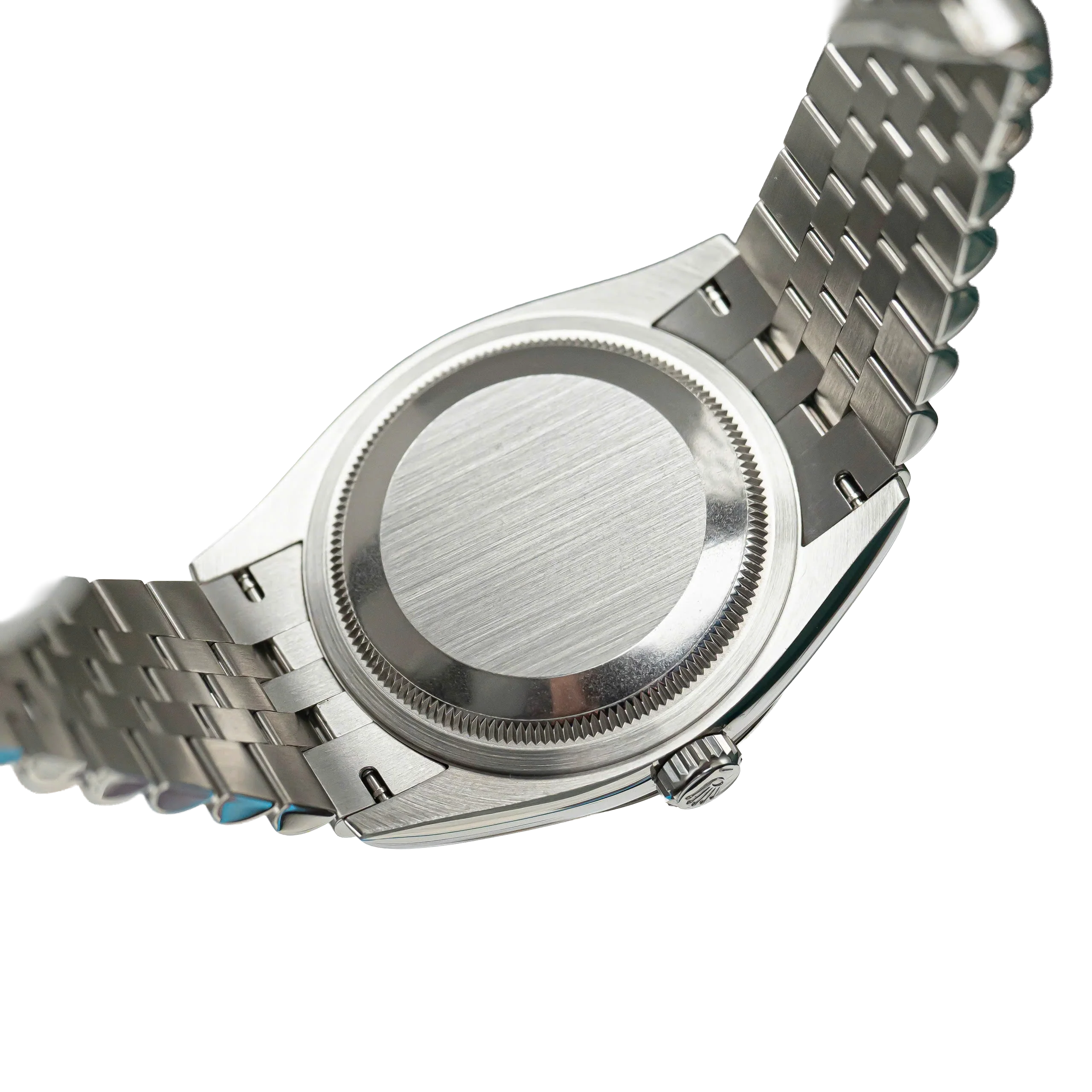 Datejust 41mm Steel White Gold Black Dial Mens Watch m126334-0018