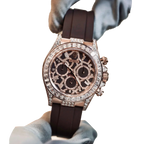 Daytona 40 mm Giraffe Rose Gold Diamond Dial 126555TBR