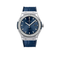 Classic Fusion Blue Titanium 42mm Diamond Benzel 542.NX.7170.LR.1104