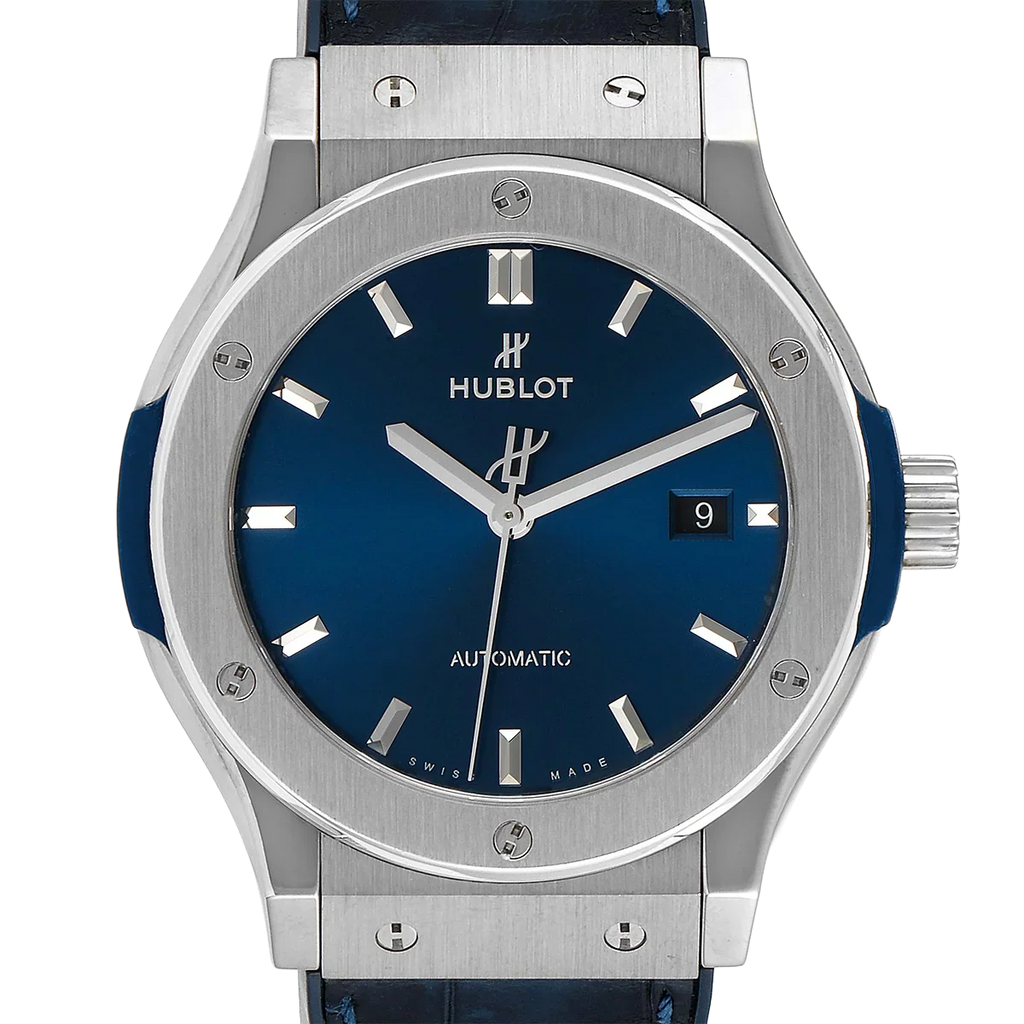 Classic Fusion Titanium 42mm Blue Dial Mens Watch 542.NX.7170.LR