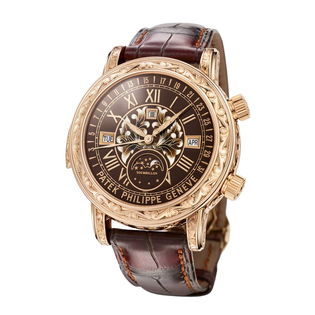 Grand Complications 44mm 6002R-001 Skymoon Tourbillon Rose Gold