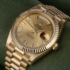 Day-Date 40mm Yellow Gold Champagne Roman Dial m228238-0006