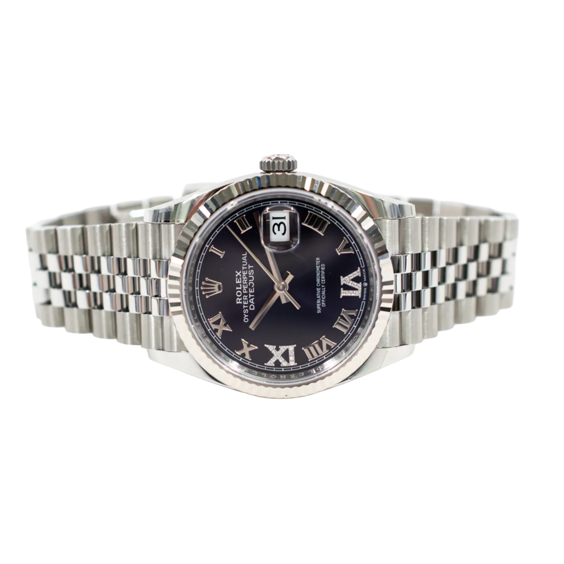 Datejust 36mm Steel and White Gold Purple VI & IX 126234
