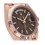 Day-Date 40mm 228235 Rose Gold Chocolate Roman Dial (2025)
