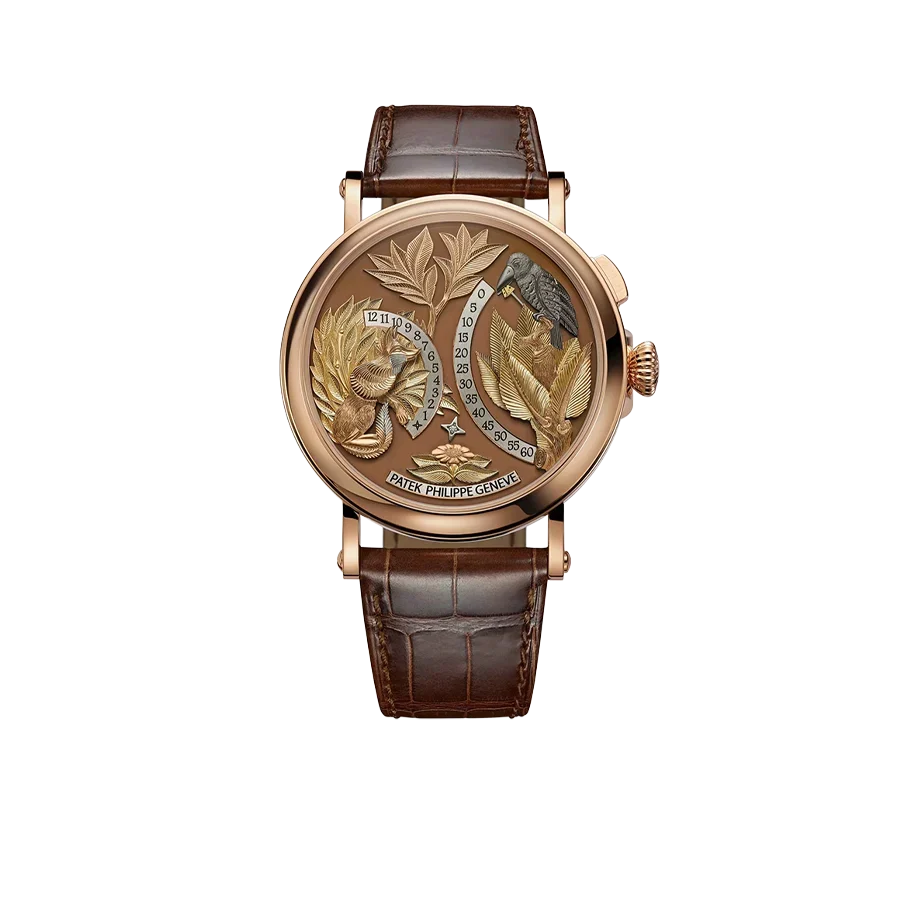 Complications 43mm 5249R-001 Hours And Minutes On Demand Automaton - The Crow and the Fox Rose Gold Matara