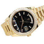 Day-Date 40 Presidential 228348RBR Diamond Bezel Baguette Onyx Dial