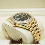 Day-Date 40 Presidential 228348RBR Diamond Bezel Baguette Onyx Dial