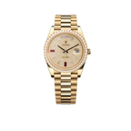 Day-Date 40mm Yellow Gold Diamond Ruby Pave Dial Diamond Bezel 228348RBR