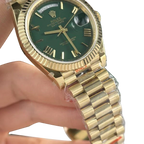 Day-Date 40mm Green Roman Yellow Gold 228238