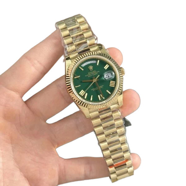Day-Date 40mm Green Roman Yellow Gold 228238