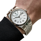 Land-Dweller 40 mm  Oystersteel White Gold M127334-0001