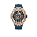 Big Bang Unico Sang Bleu II King Gold Blue Pavé 45mm 418.OX.5108.RX.1604.MXM20