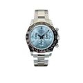 Daytona 40mm 116506 Platinum Ice Blue Diamond Baguette Dial