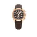 Aquanaut 42mm 5968R-001 Chronograph Rose Gold Brown Dial
