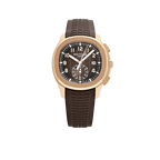 Aquanaut 42mm 5968R-001 Chronograph Rose Gold Brown Dial
