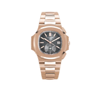 Nautilus 40mm 5980/1R-001 Chronograph Date Rose Gold Black Dial