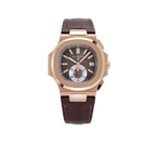 Nautilus 40mm 5980R-001 Chronograph Rose Gold Brown Dial