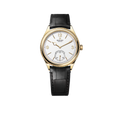 Perpetual 1908 39mm Yellow Gold White Dial Black Alligator Leather Strap m52508-0005