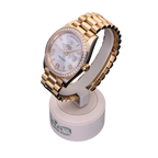 Day-Date 40 mm Yellow Gold Diamond Bezel Silver Dial M228348rbr-0007