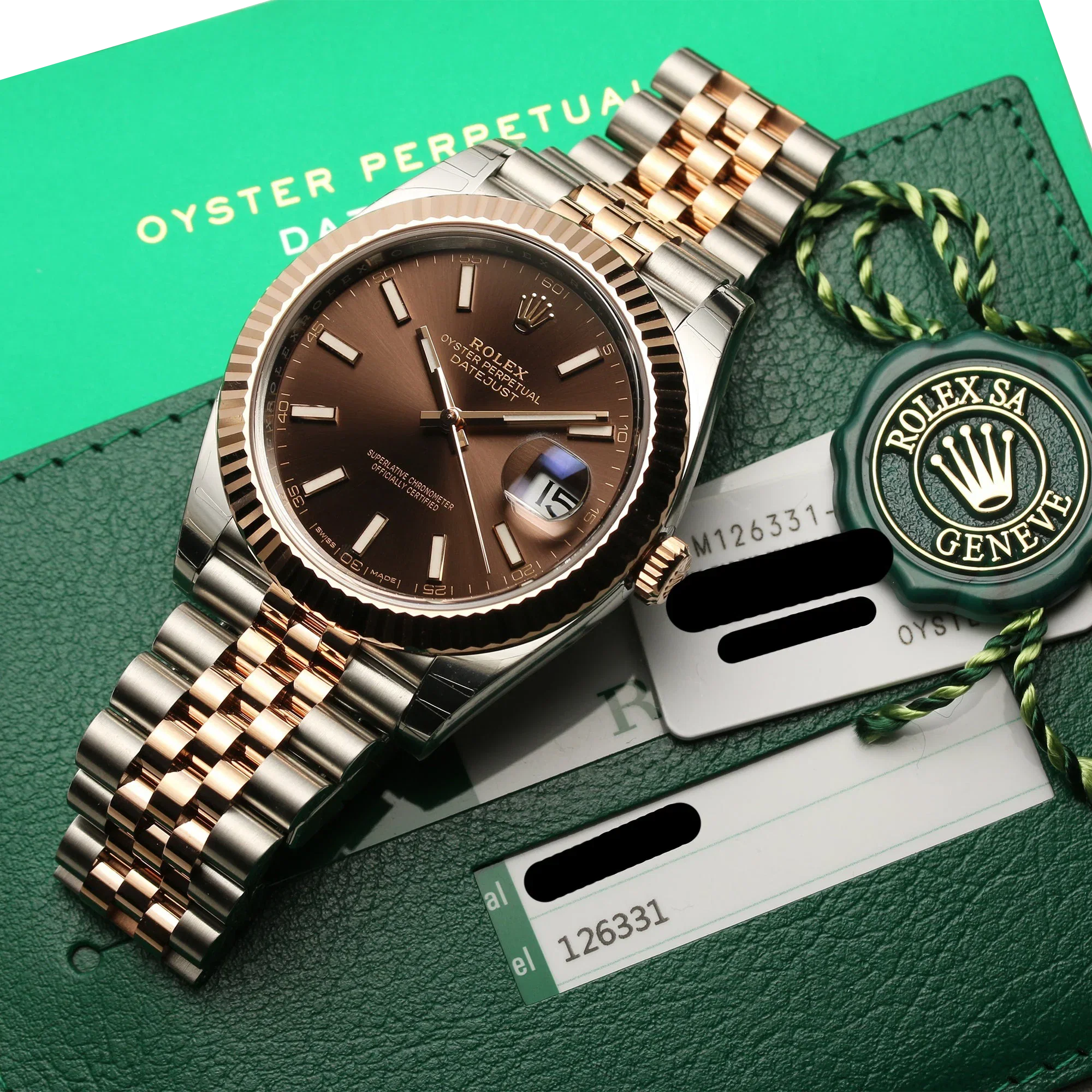 Datejust 41mm Steel & Everose Gold Chocolate 126331-0002