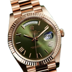 Day-Date Oyster Everose gold 40mm Green Olive 228235
