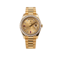 President Day-date II 41mm 218348 18k Yellow Gold Baguette Diamond & Ruby Dial
