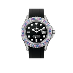 Yacht-Master Cotton Candy 40mm White Gold Black Dial Oysterflex 126679SABR