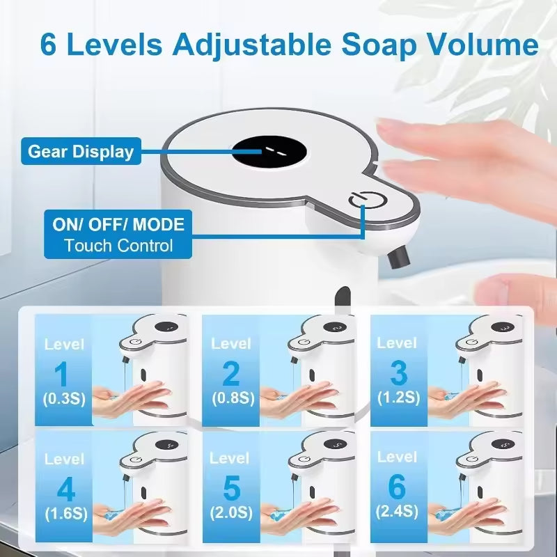 Automatic Liquid Soap Dispenser – Touchless & Rechargeable