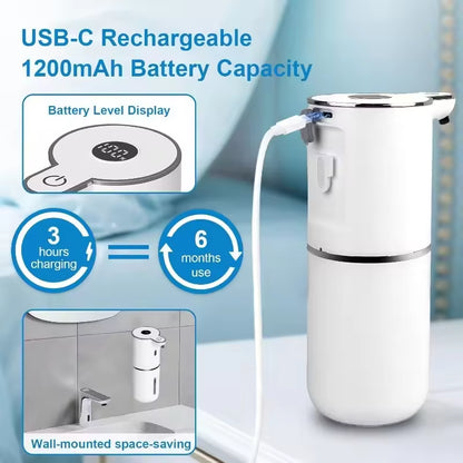 Automatic Liquid Soap Dispenser – Touchless & Rechargeable