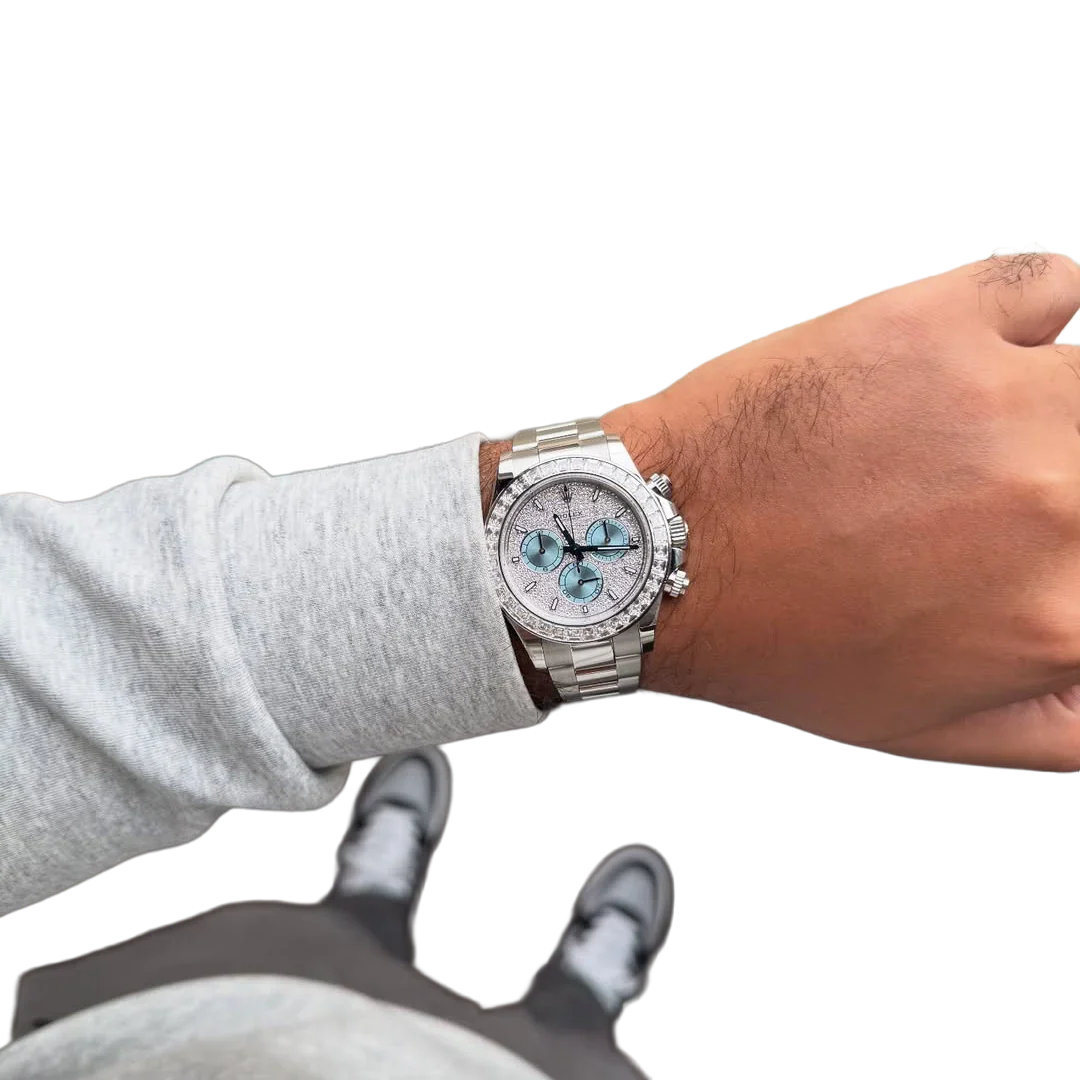 Daytona Diamond Pave Dial Platinum Watch 116576TBR