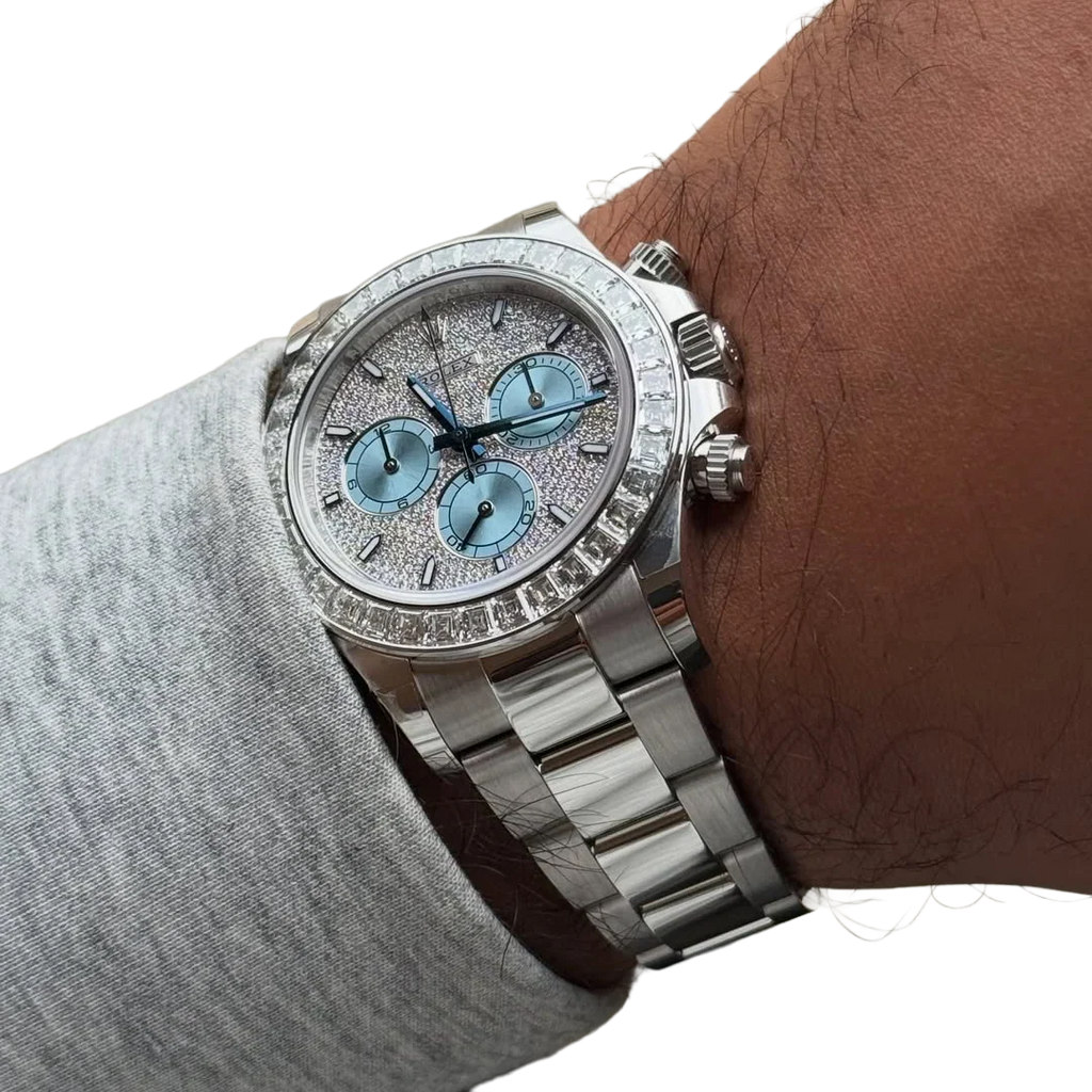 Daytona Diamond Pave Dial Platinum Watch 116576TBR