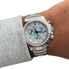 Daytona Diamond Pave Dial Platinum Watch 116576TBR